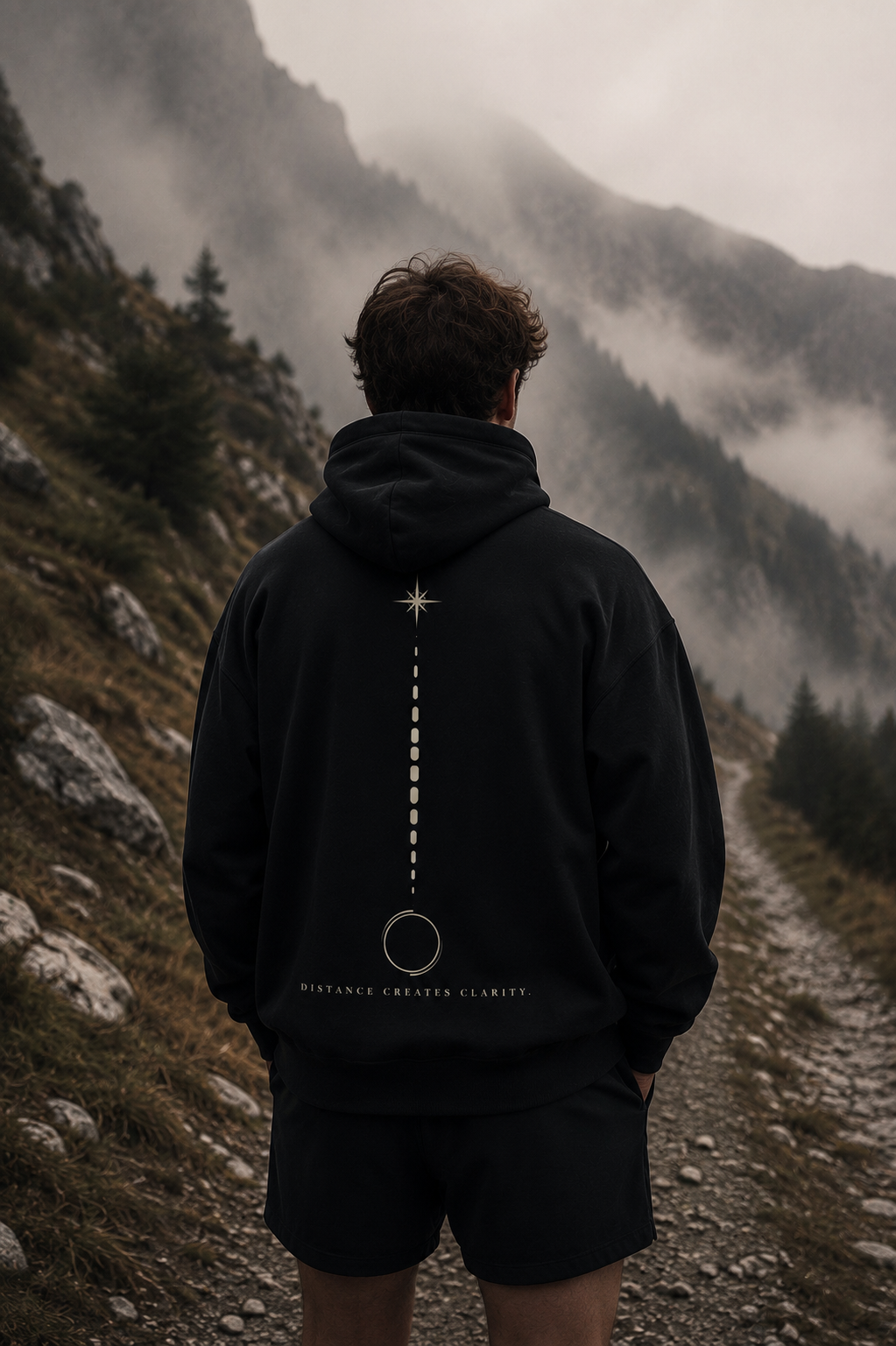 DISTANCE CREATES CLARITY. Hoodie