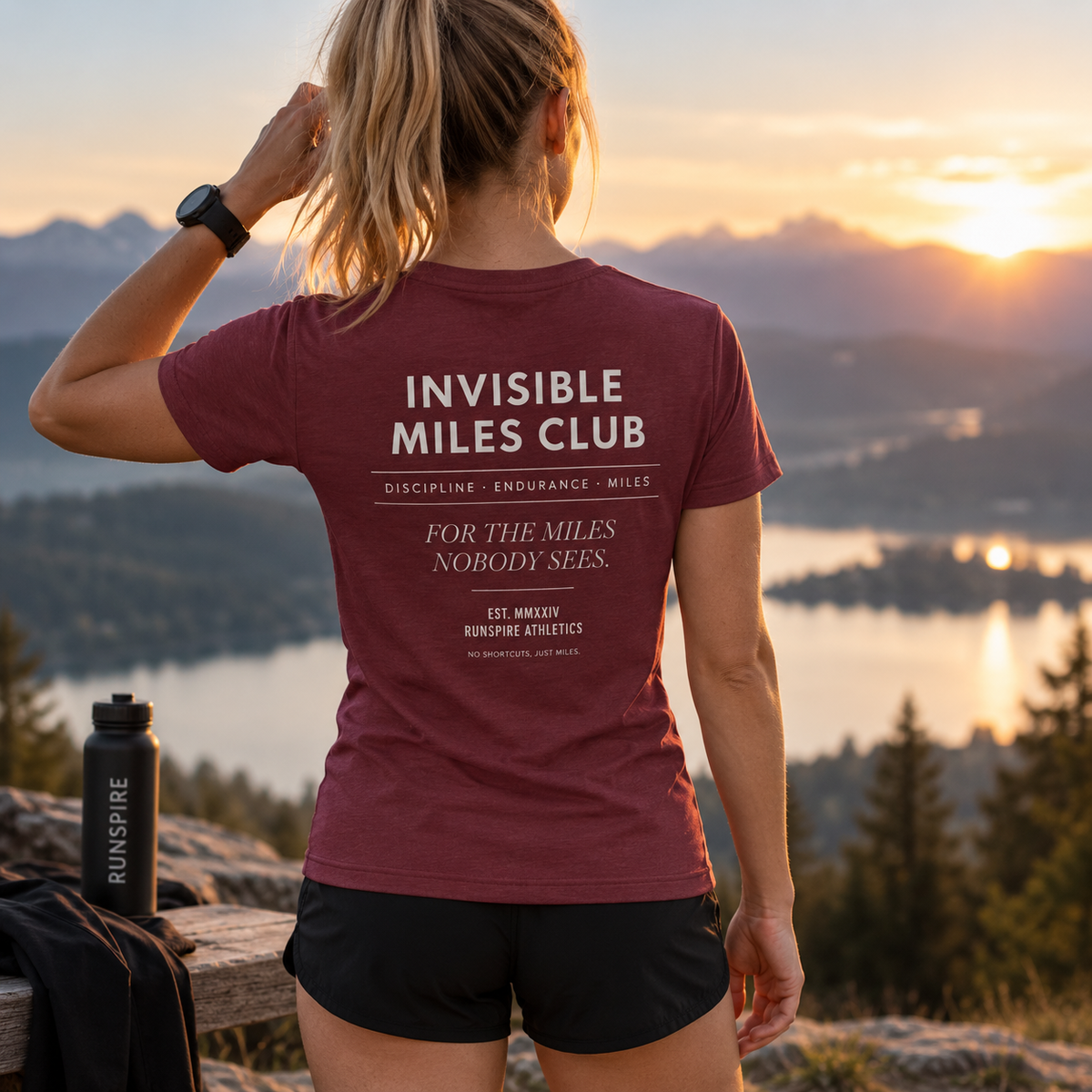 Invisible Miles Club – Premium Shirt Women
