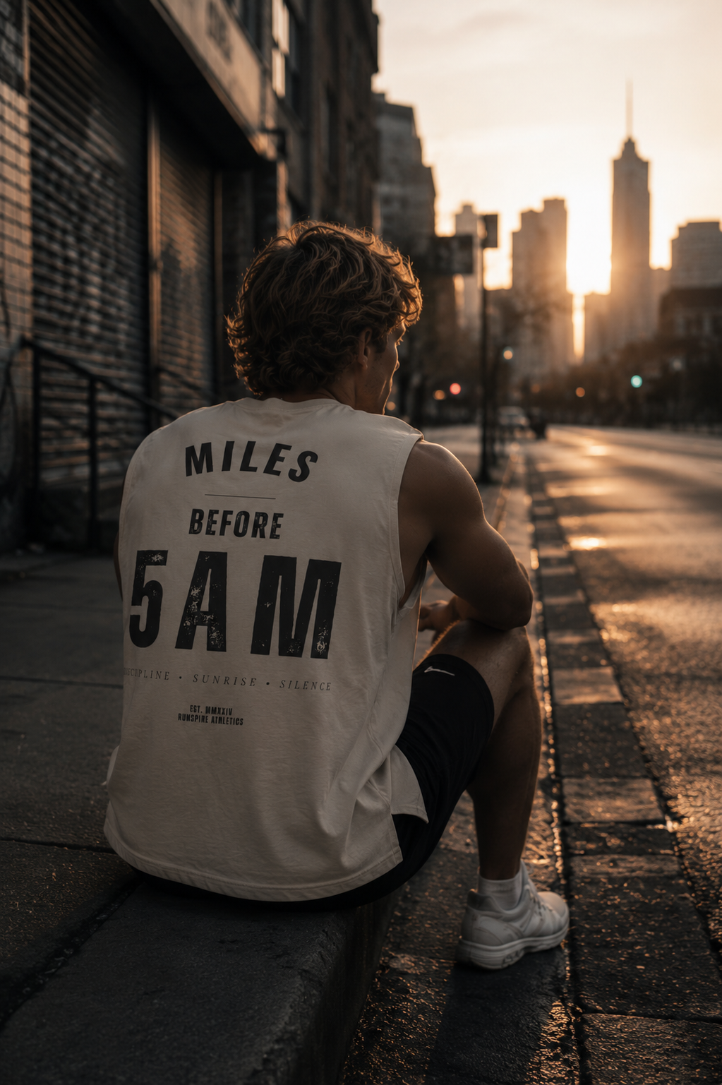 Miles before 5AM Oversized Tee