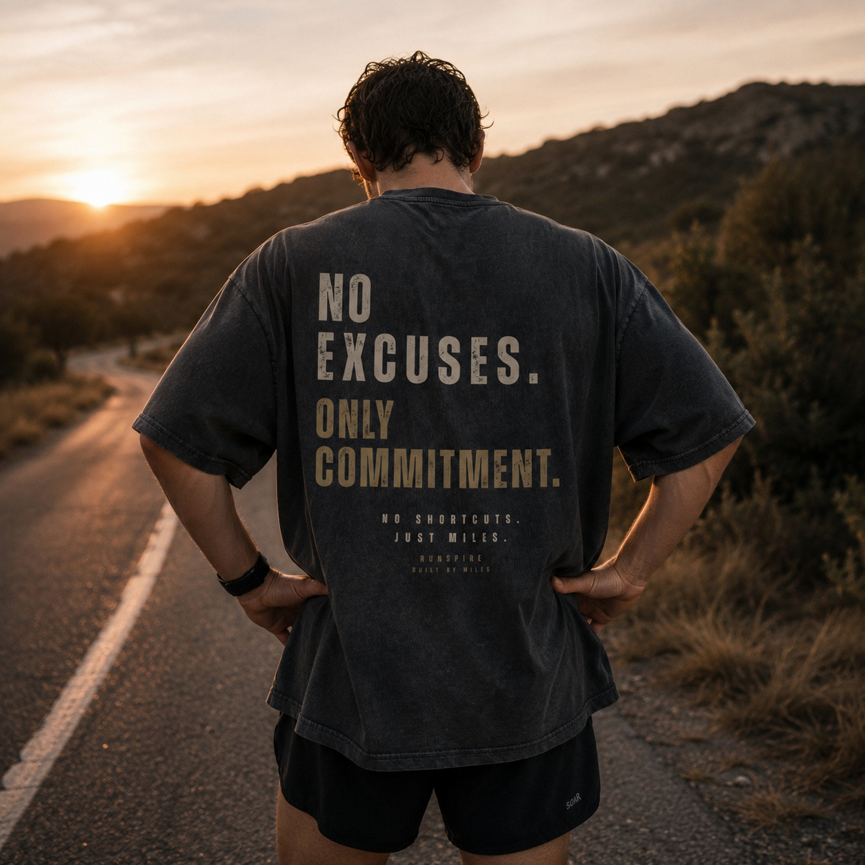 NO EXCUSES. Oversized Tee