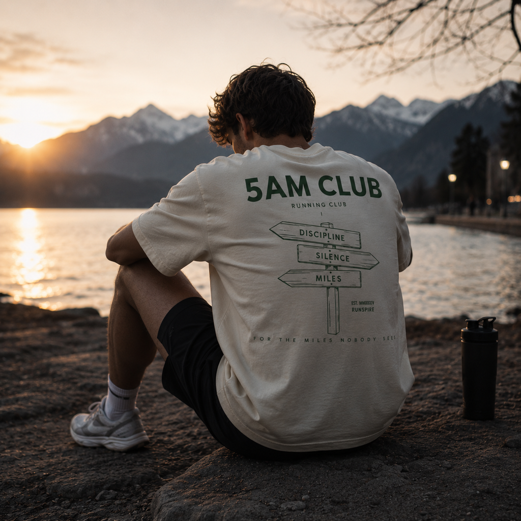 5AM CLUB Signpost Tee
