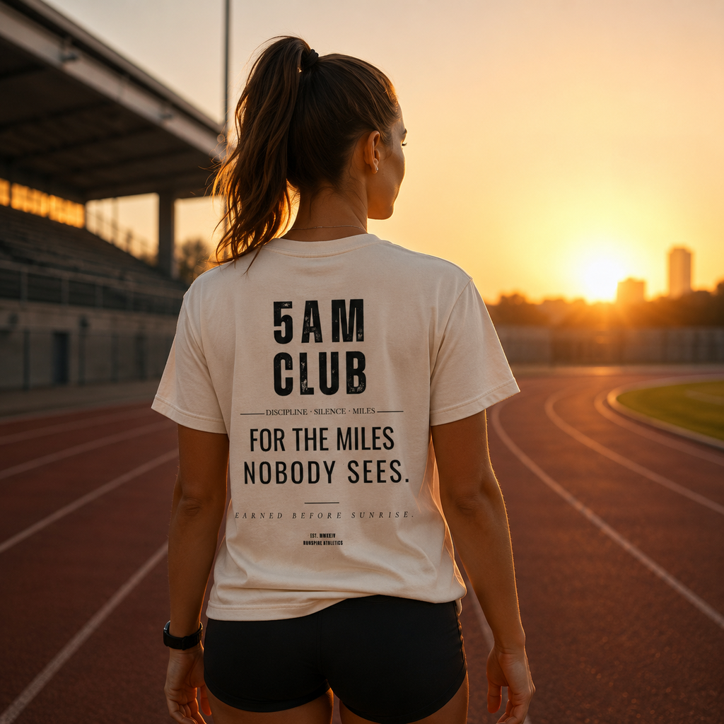5 AM CLUB Premium Organic Tee