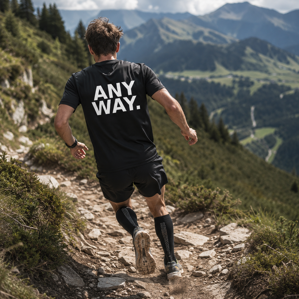 Sport T-Shirt Herren " Any Way."